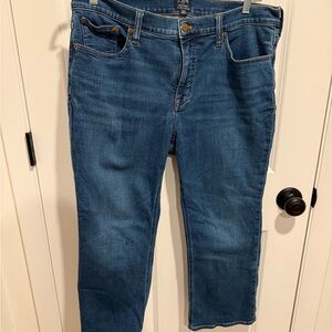 J. Crew Mid-Rise Flare Crop Jeans 32P